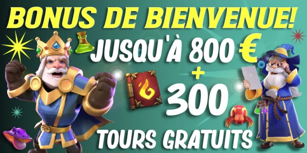 Bonus de Bienvenue Merlin Casino