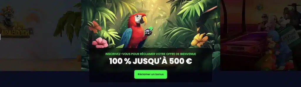 Bonus de bienvenue Pampago Casino