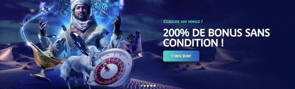 Bonus de Bienvenue Prince Ali