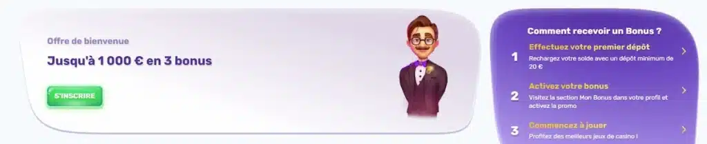 Comment activer le bonus de bienvenue