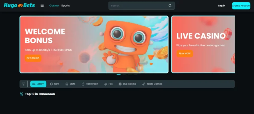 Hugo Bets Casino Bonus sans wager